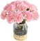 15 Pcs Artificial Carnation Flowers – Pink Silk Stems for Home Decor, Wedding, Bridal Bouquets, Anniversary, Birthday & Floral Arrangements